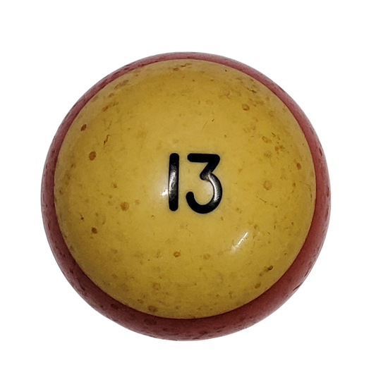 Vintage Number 13 Billiard Pool Ball Shift Knob