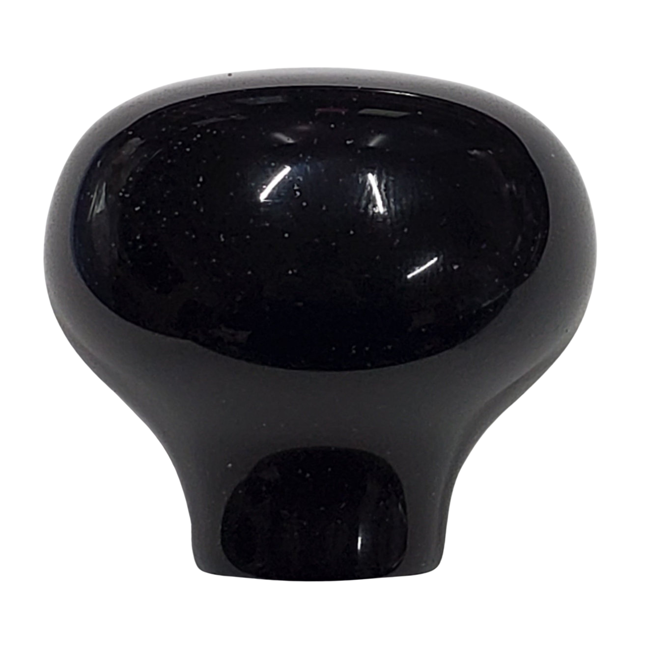 Black Subtle Holographic Color Changing Glitter Shift Knob