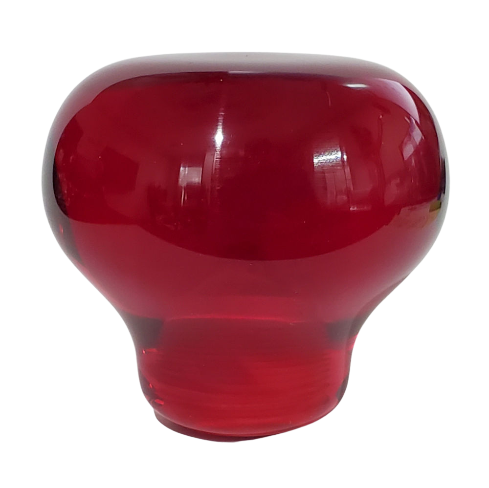 Retro Blood-Red Translucent Shift Knob