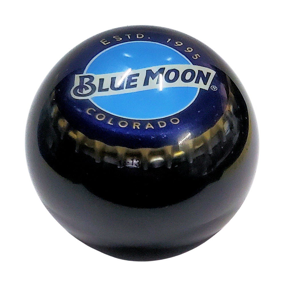 Blue Moon Bottle Cap Shift Knob