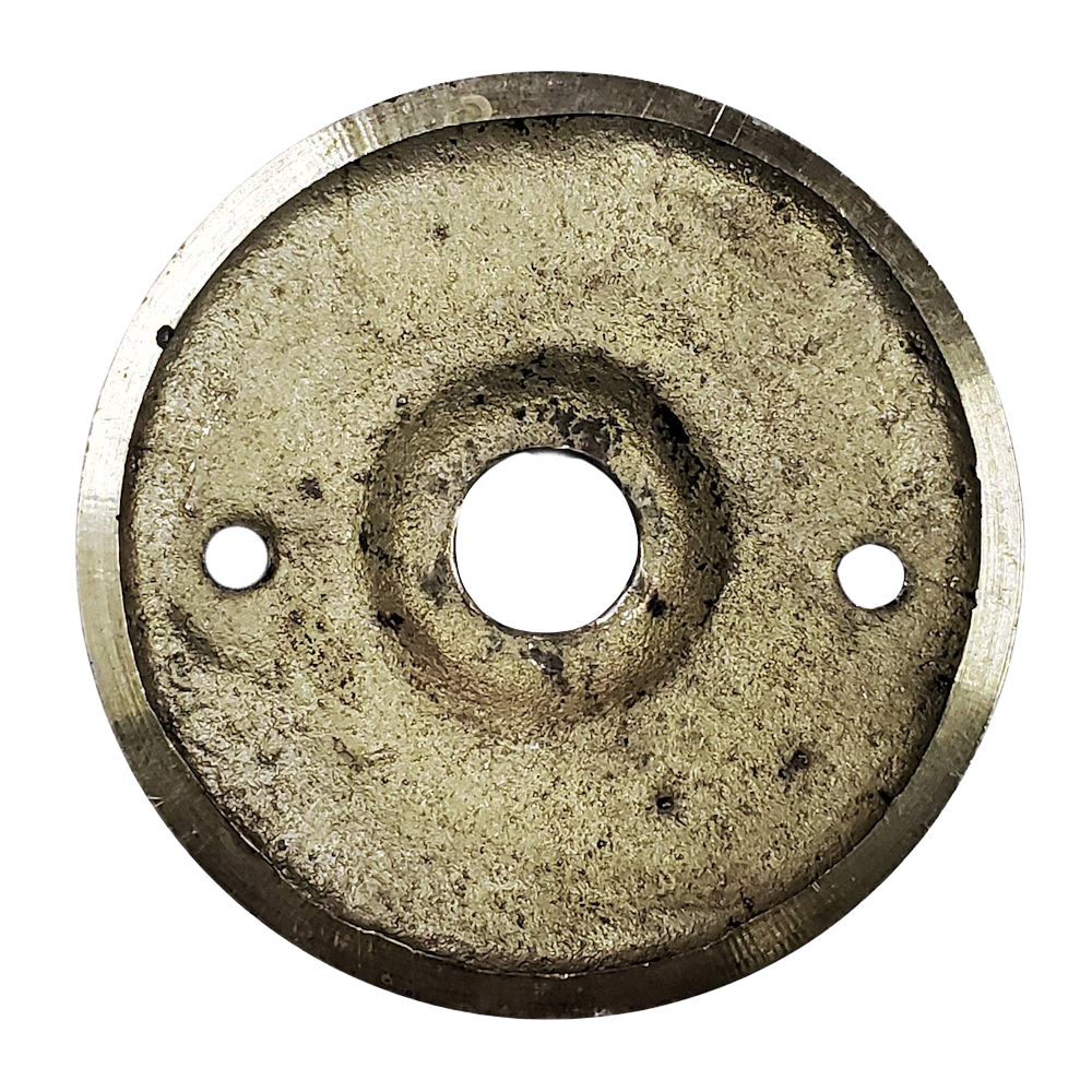 Victorian Rosette Cast Brass Door Knob Escutcheon