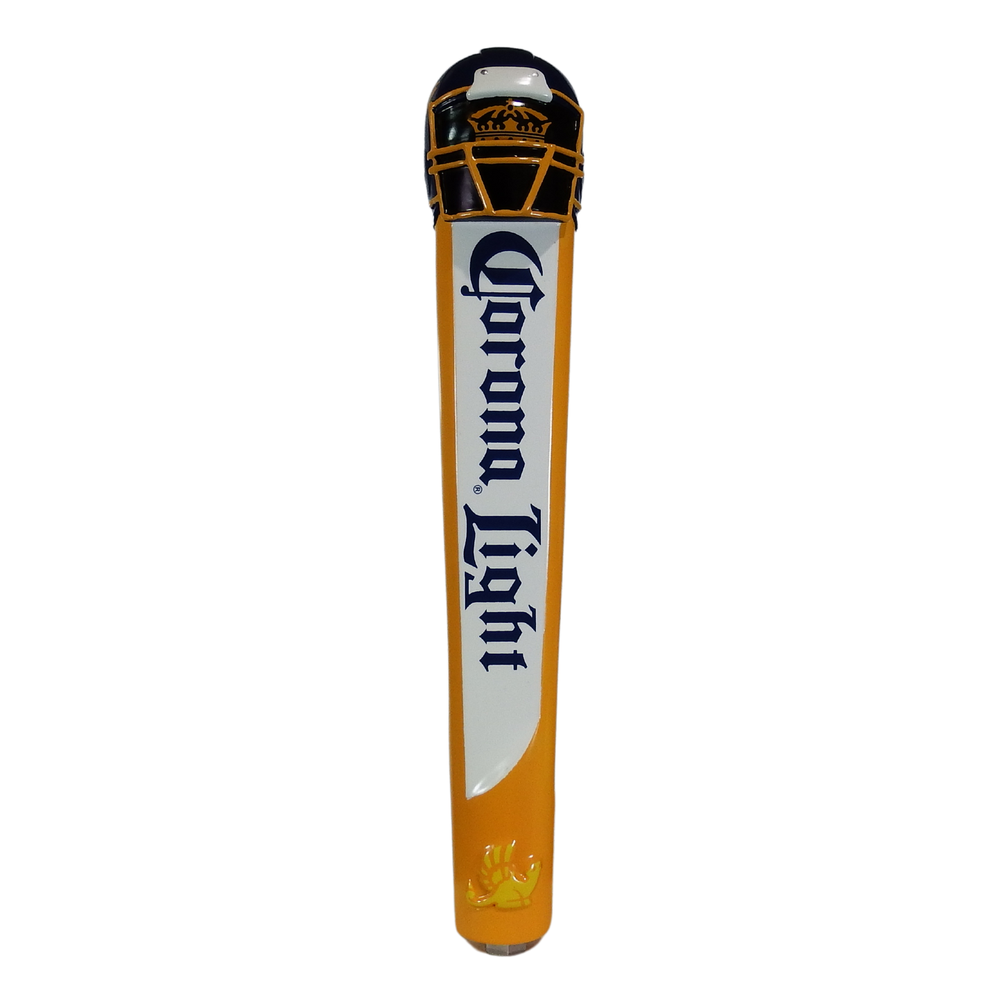Corona Light Beer Tap Handle / Shift Knob with Football Helmet