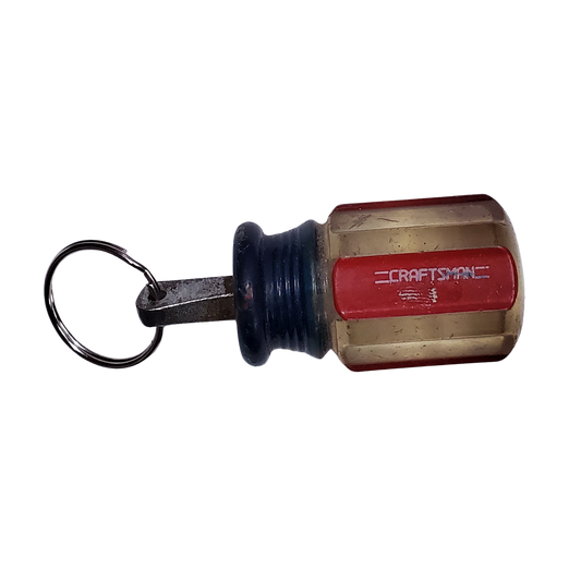 Craftsman 1/4" Stubby Flat Head Screwdriver Keychain