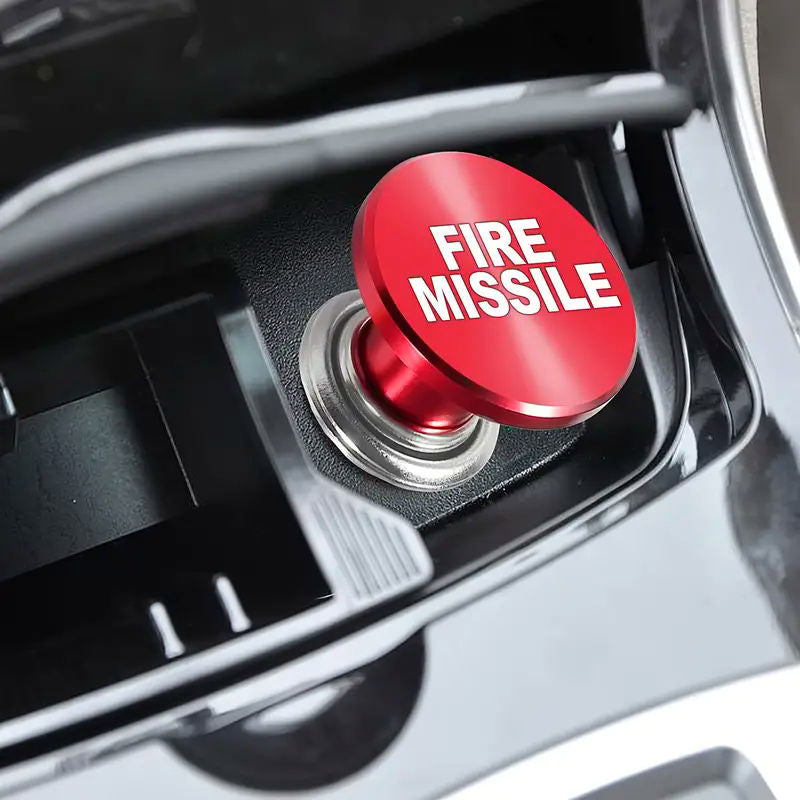 FIRE MISSILE Button 12v Cigarette Lighter