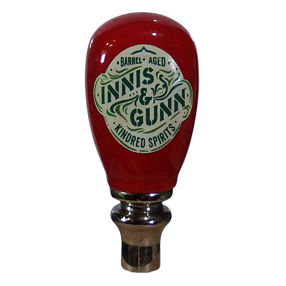 INNIS & GUNN Barrel Aged Kindred Spirits Beer Tap Handle