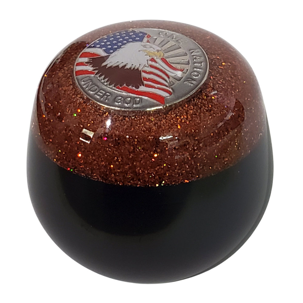 "One Nation Under God" Coin Shift Knob