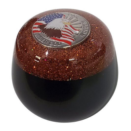 "One Nation Under God" Coin Shift Knob