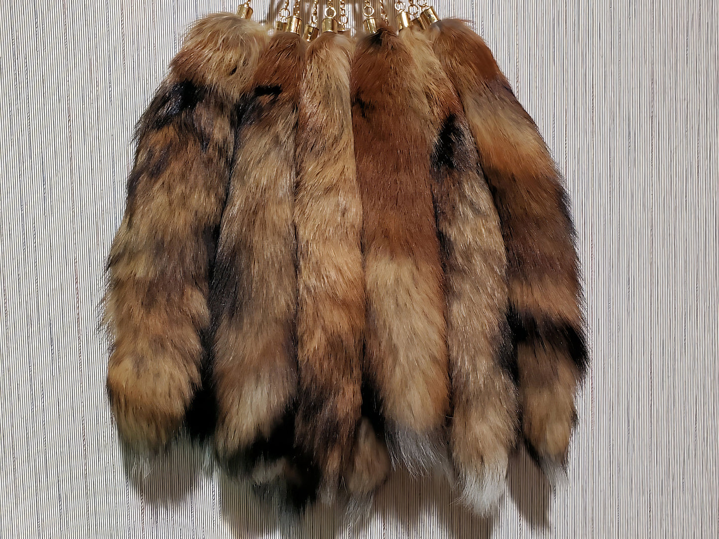 Real Red Fox Tail Keychain, Antenna Topper, Mirror Hanger, Therian Tail