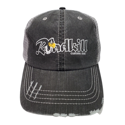 Roadkill Customs Trucker Hat - Stone Black/Gray