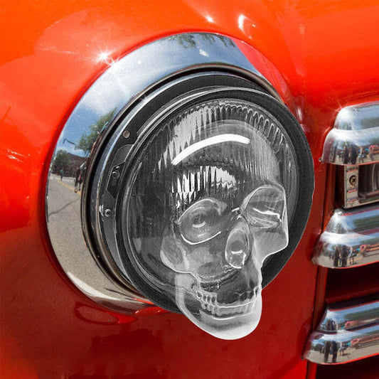 Skull Headlight Covers for Round Headlights ~ Sold Individually