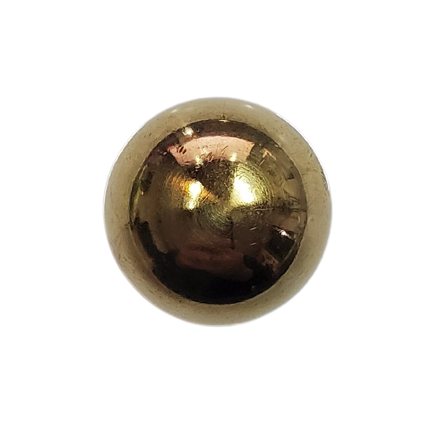 Solid Brass Ball Air Filter Topper