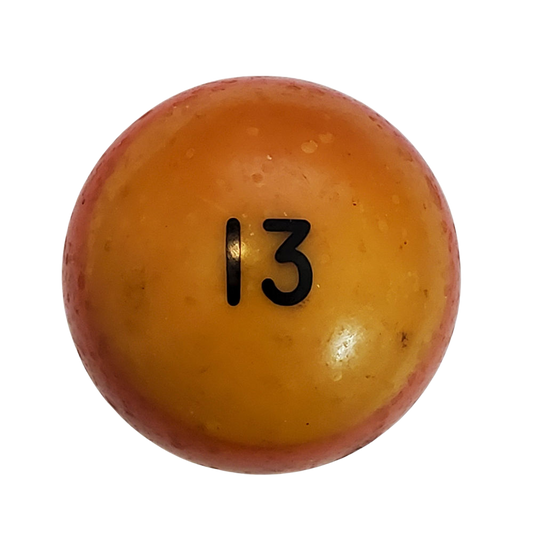 Vintage Number 13 Billiard Pool Ball Shift Knob