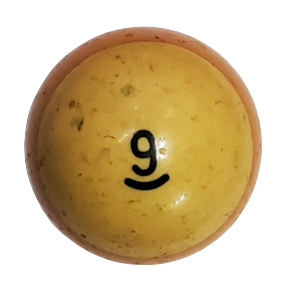 Vintage Number 9 Billiard Pool Ball Shift Knob