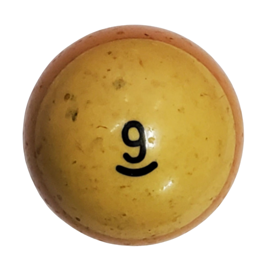 Vintage Number 9 Billiard Pool Ball Shift Knob