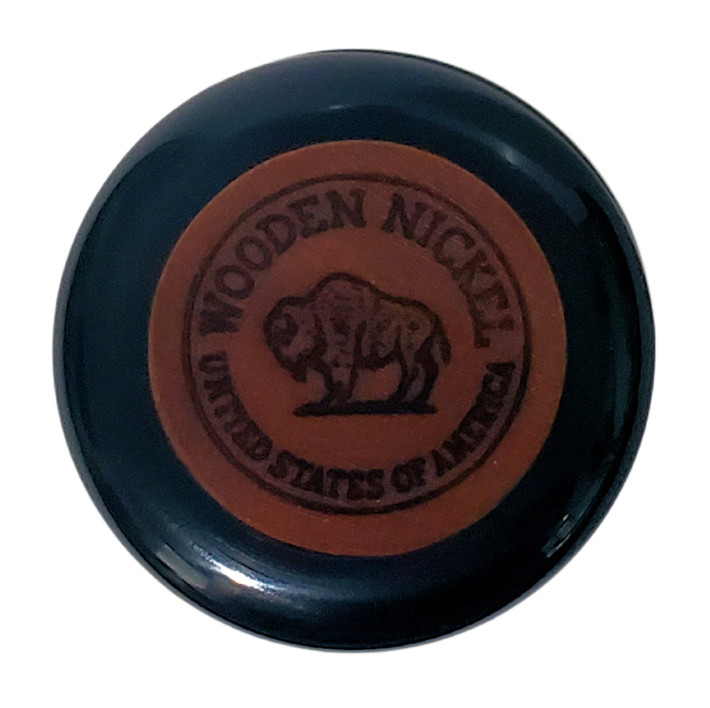 Wooden Nickel Shift Knob ~ Black