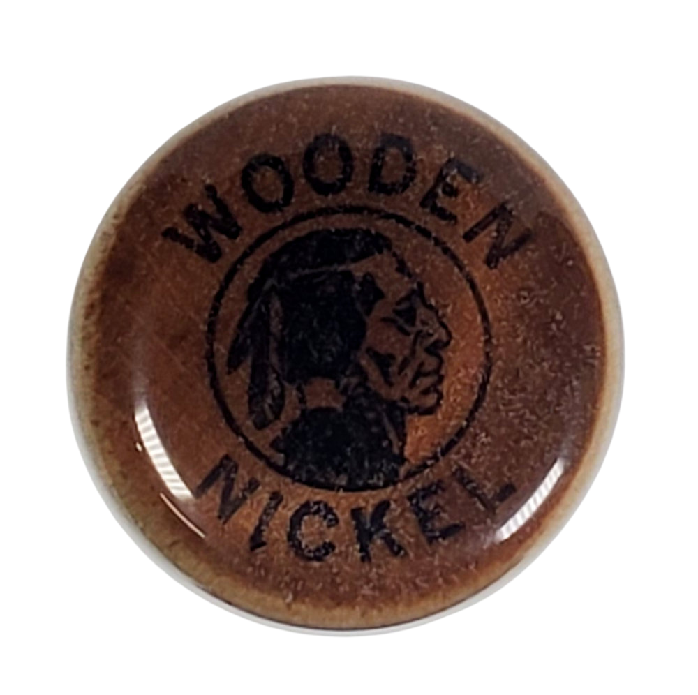 Wooden Nickel Shift Knob ~ White