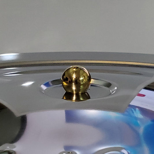 Solid Brass Sphere Air Filter Topper