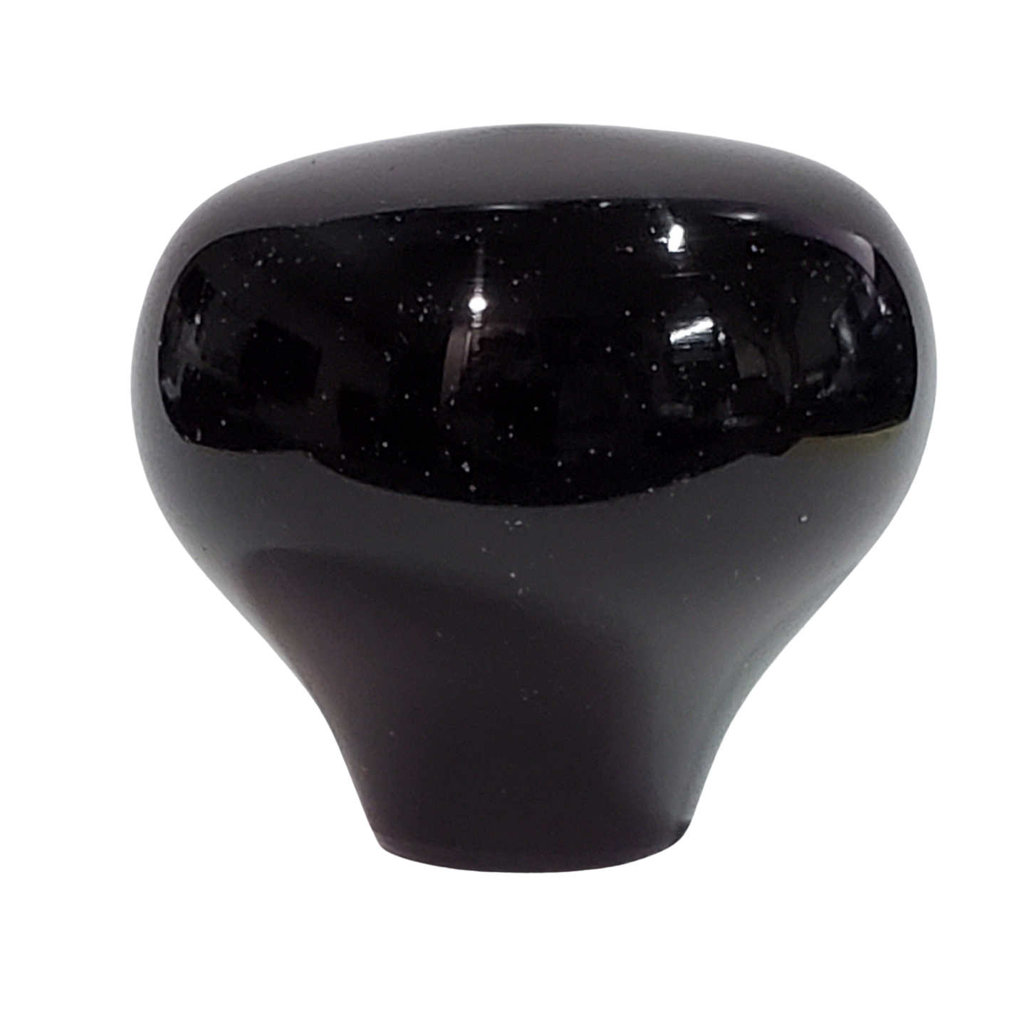 Black Subtle Holographic Glitter Shift Knob