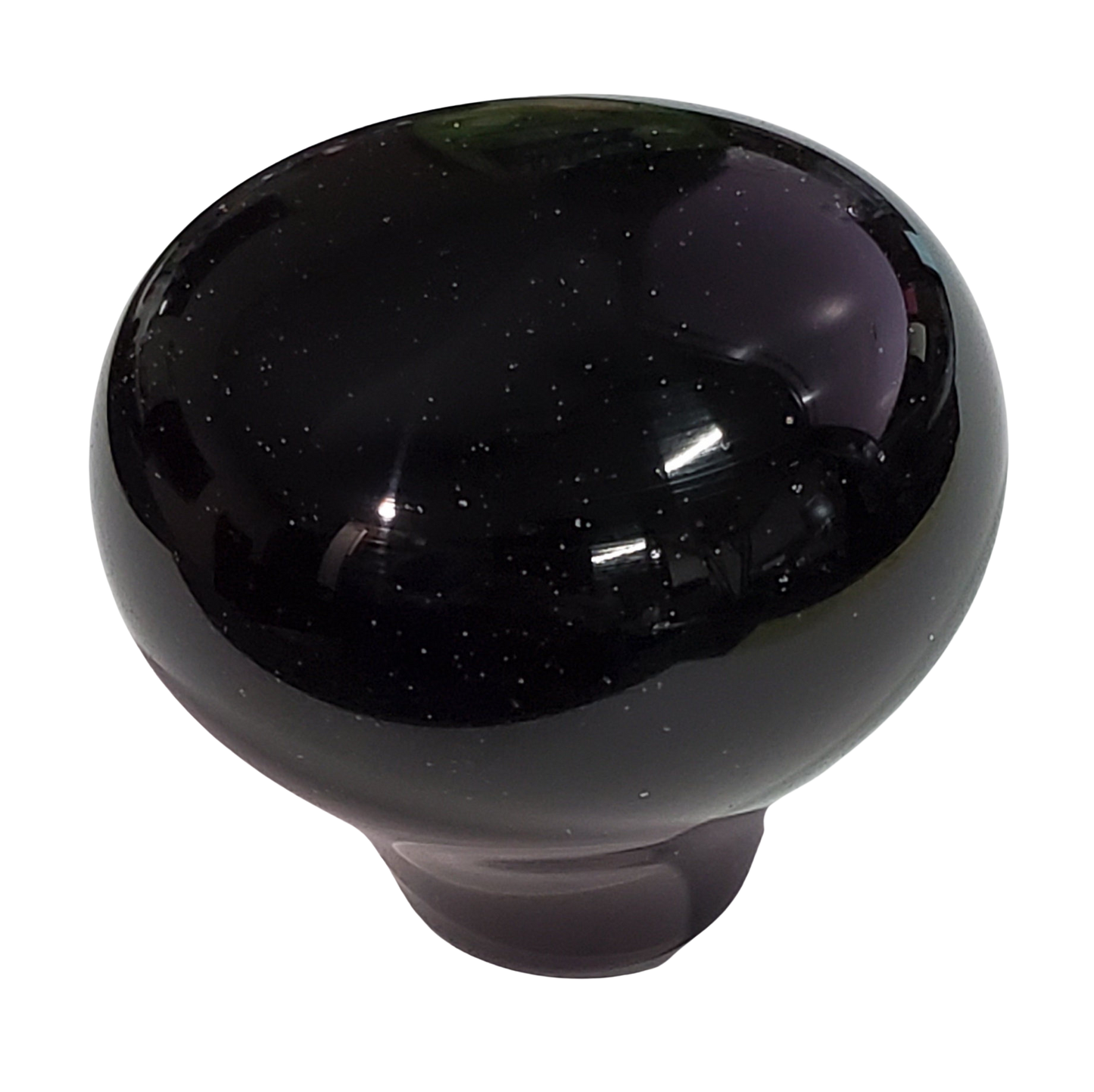 Black Subtle Holographic Glitter Shift Knob