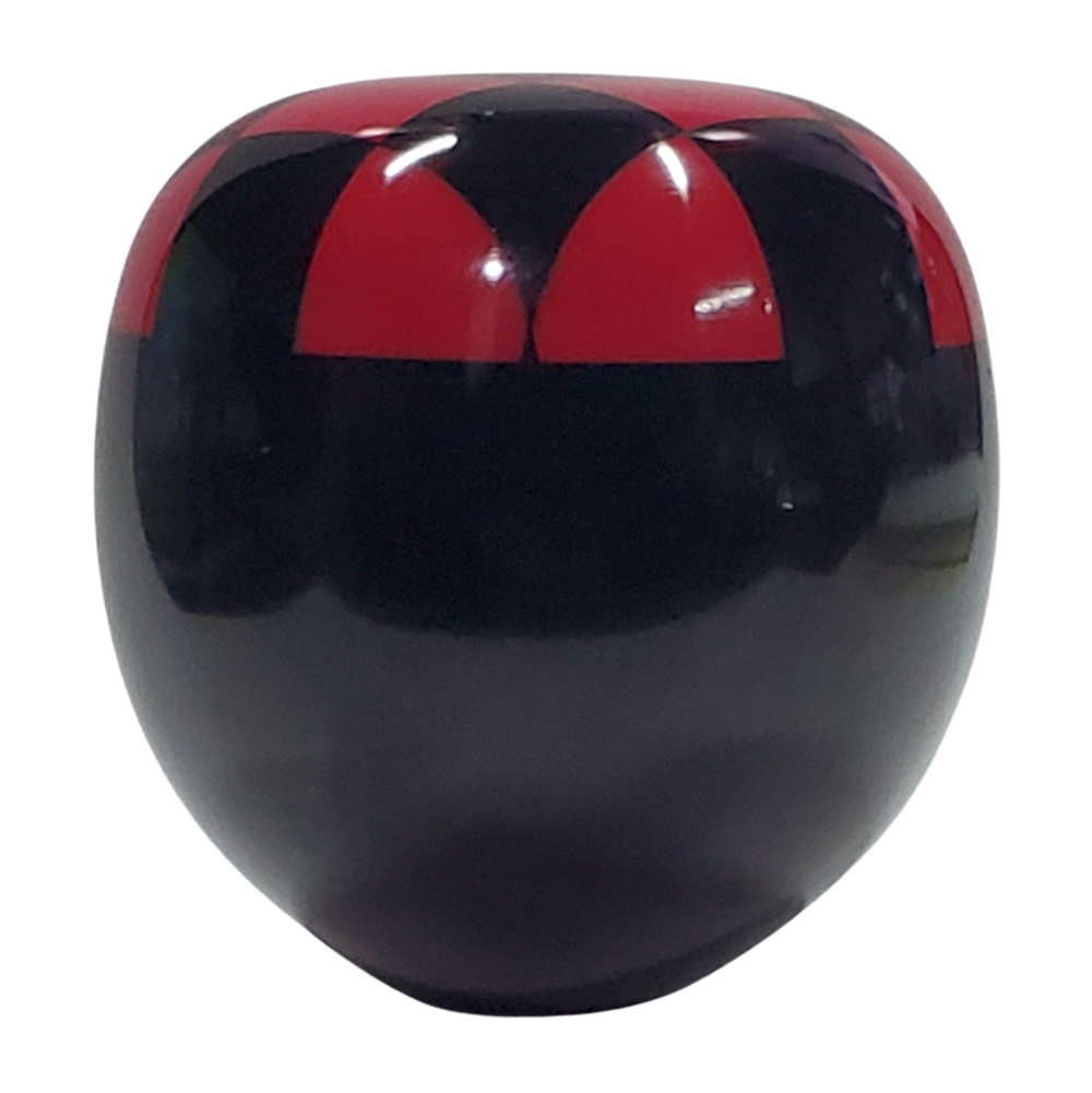 Black and Red Checkered Flag Shift Knob