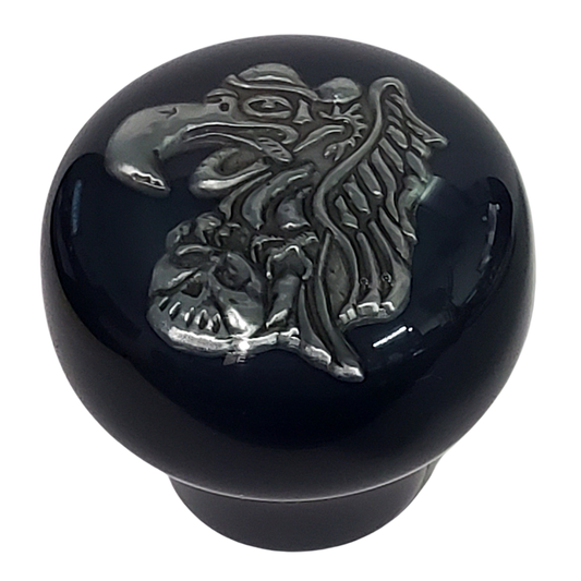 Old Buzzard and Skull Shift Knob