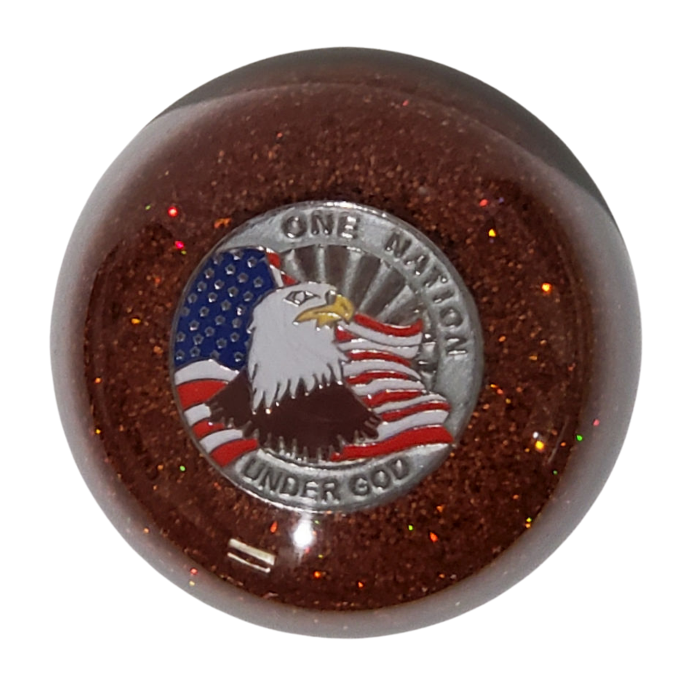 "One Nation Under God" Coin Shift Knob