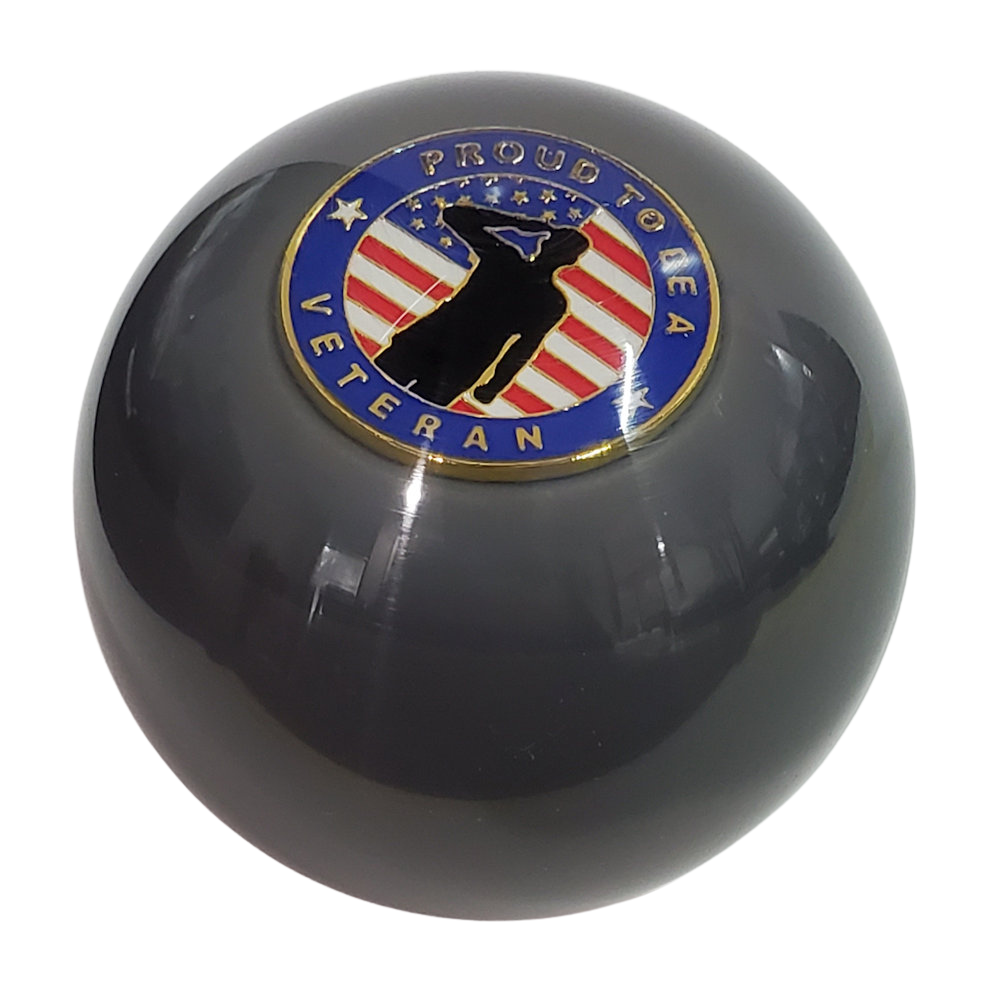 PROUD TO BE A VETERAN Shift Knob ~ Gray