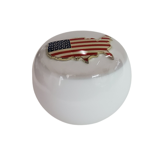 Red White and Blue American Flag USA Shift Knob