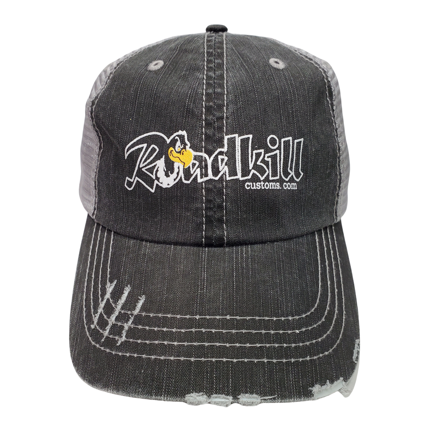 Roadkill Customs Trucker Hat - Stone Black/Gray