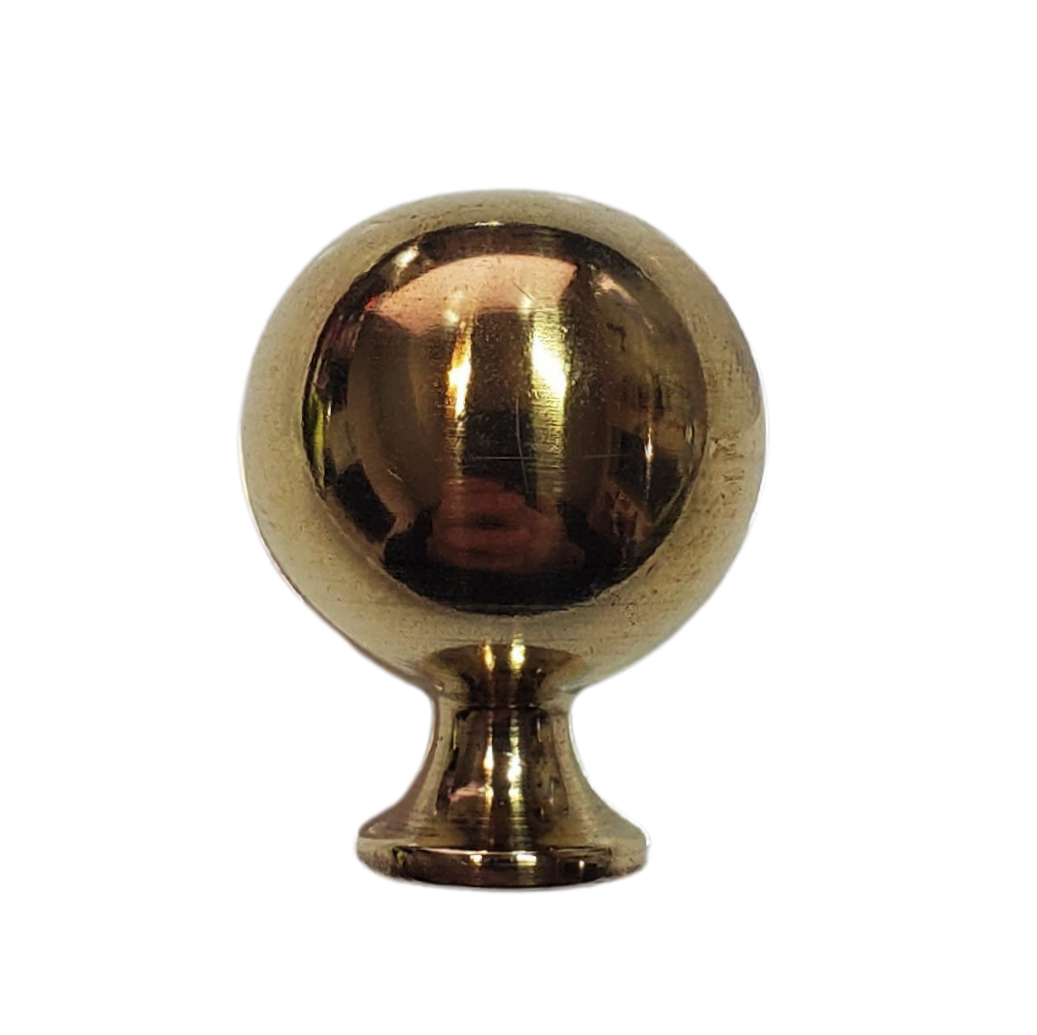 Solid Brass Ball Air Filter Topper