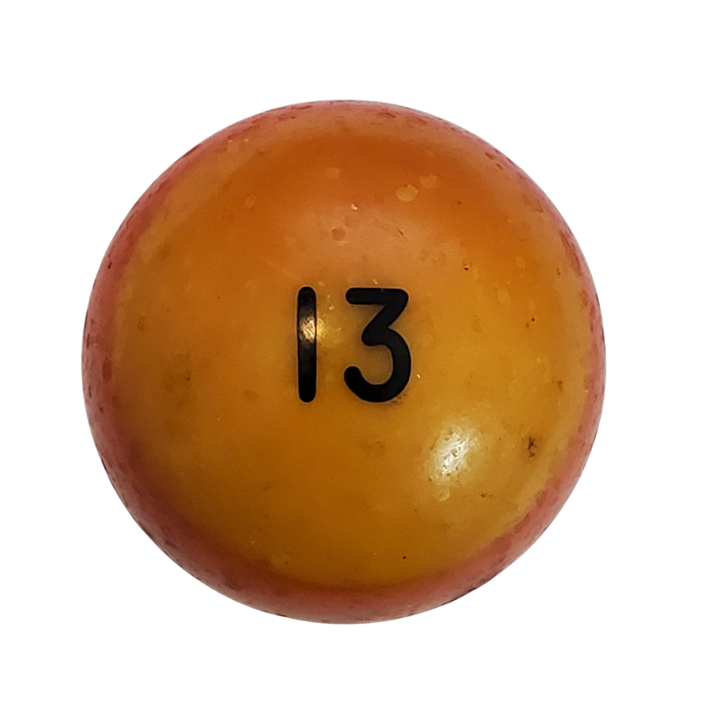 Vintage Number 13 Billiard Pool Ball Shift Knob