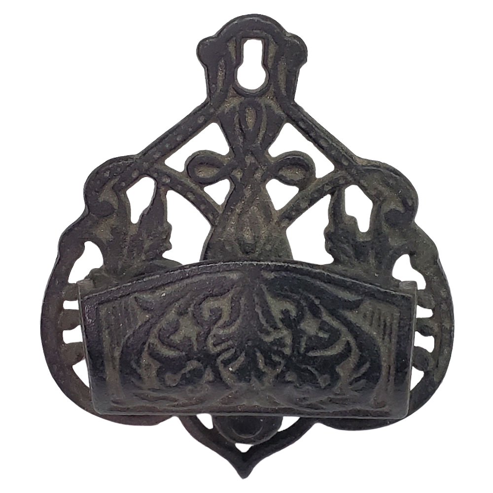 Vintage Cast Iron Wall Mount Kitchen Match Holder