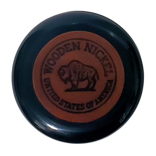 Wooden Nickel Shift Knob ~ Black