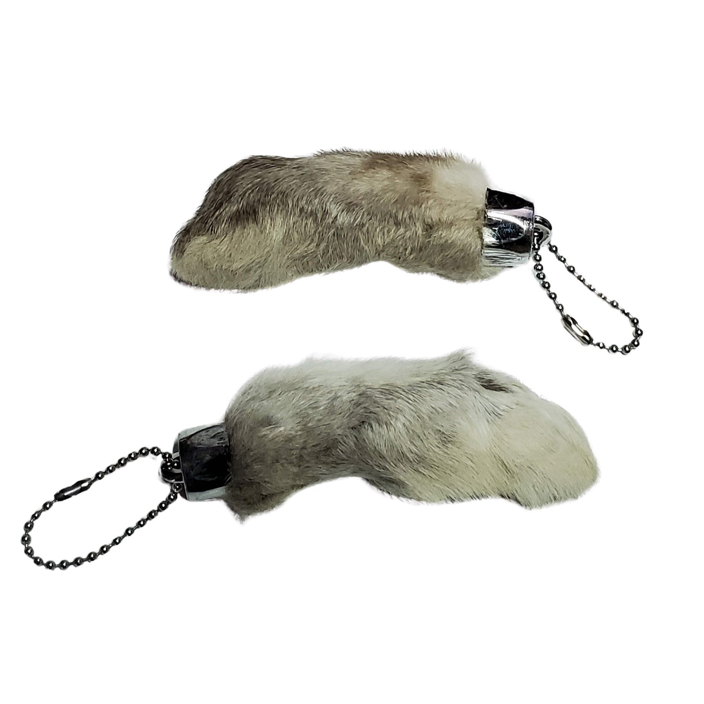 Real Lucky Rabbit's Foot Keychain